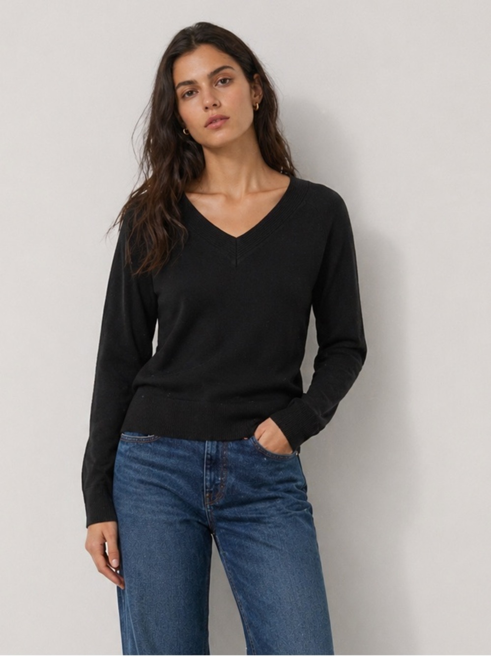 SANDRO MERINO WOOL KNIT